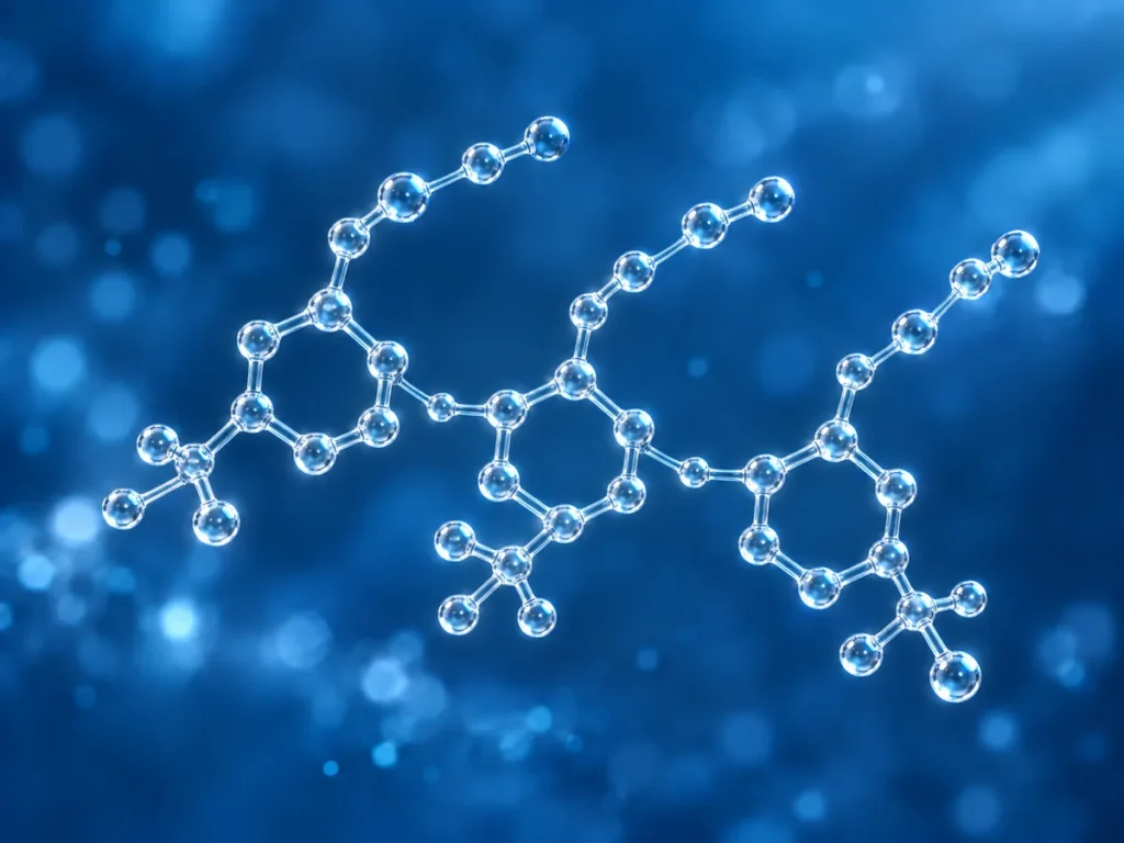 Structure-inspired glass illustration of Tyloxapol, USP