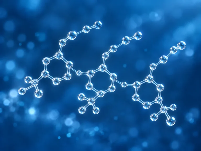 Structure-inspired glass illustration of Tyloxapol, USP