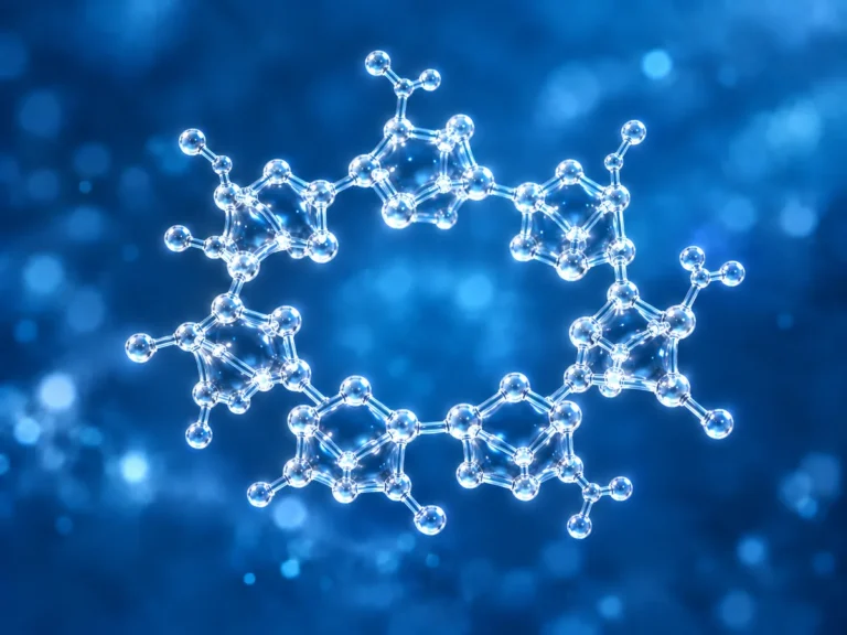 Structure-inspired glass illustration of Hydroxypropyl-β-cyclodextrin