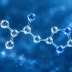 Structure-inspired glass illustration of L-Histidine for Injection