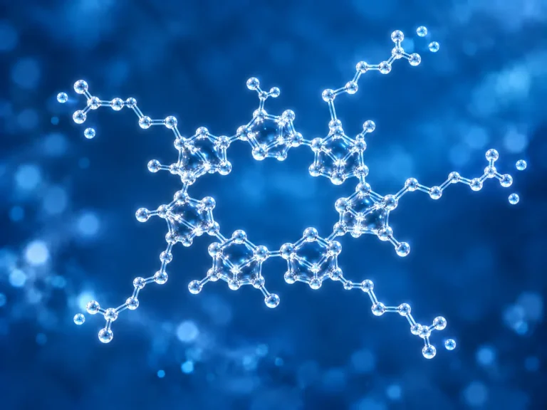 Structure-inspired glass illustration of Sulfobutyl Betadex